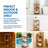 EcoDecors, Snazzy Corner, Teak Corner Shower Shelf, Shower Stand Corner, in EarthyTeak™