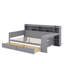 Lit de jour double avec tablettes, tiroirs et bureau-1626594759