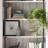 Rydell Lorna Rustic 8" Tall Bookcase Wall With Ladder, Storage Organizer, Display Shelf For Office, Fully Assembled, White