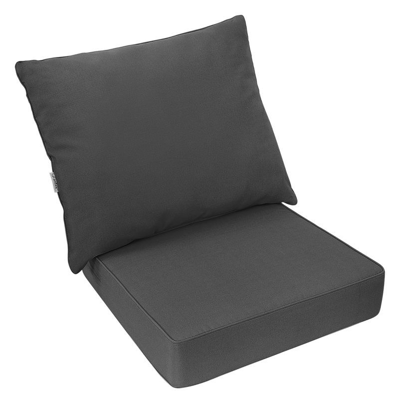 Coussin de siège / dossier intérieur / extérieur, Gris