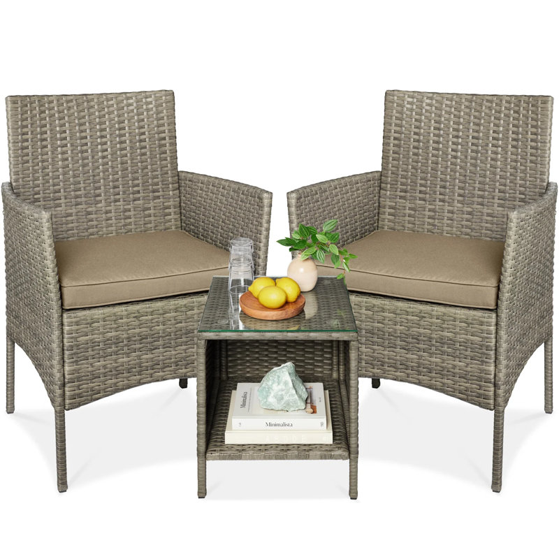 Patio Bistro Set, Desert, Taupe