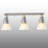 3 Lİghts Adjustable Head Wooden Base Glass Cap Semi Flush Mount-407791665