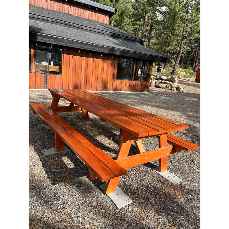 Diggory Rectangular Picnic Table, 30.5" H x 60" L x 33" W