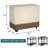 Outdoor Prep Cart Dining Table For Pizza Oven, Patio Grilling Backyard Bbq Grill Cart And Cover-99169279