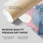 «Abstract Cyan Dreams», reproduction d'art moderne sans cadre-299024691