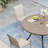 4-Person Square Patio Dining Set With Stackable PVC-coated polyester Chairs-98252882