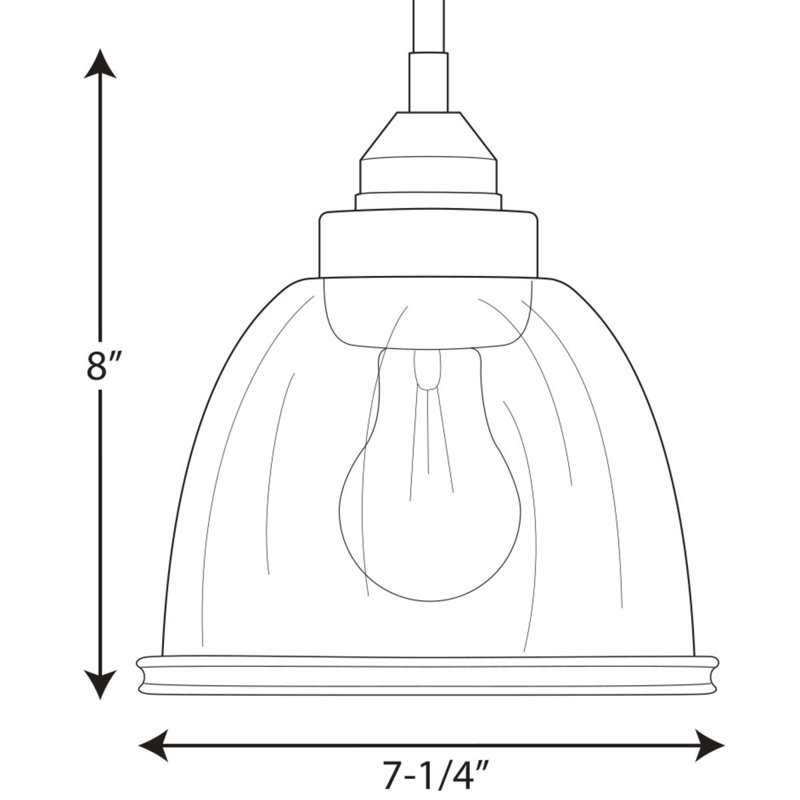 Chaya 1 - Light Single Pendant, Antique Bronze