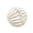  Carwyn Ceramic Handmade Carved Decorative White Orbs & Vase Filler with Varying Patterns Set