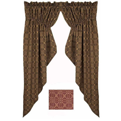 Cantonnière en coton à motif géométrique 2 pièces L and R