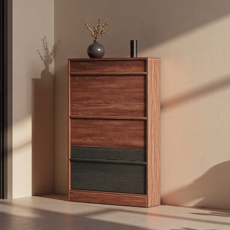 American style practical storage shoe cabinet, 49.21" H x 31.5" W x 8.66" D