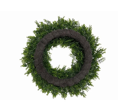 30" Artificial Boxwood Wreath