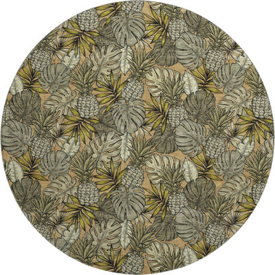 Premium Machine Washable Mayfield AMF206 Green Rug