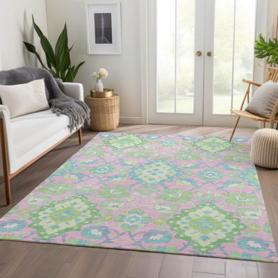 Premium Machine Washable Corum AMF1002 Oriental Rug