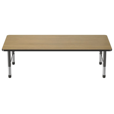 Rectangle T-Mold Adjustable Height Activity Table