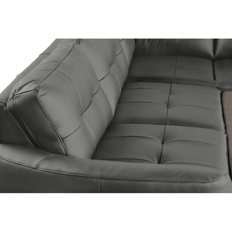Hunnewell Sleeper Corner Sofa, Right Hand Facing, Dark Gray