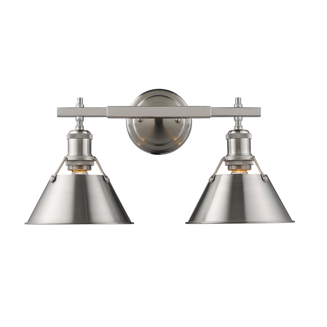 Weatherford 2 - Light Dimmable Vanity Light Trent Austin Design® Shade 