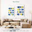 Bleu jaune moderne II-1641055916