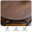Table de bout ronde avec rangement Carnforth H 24,4 po-730227721
