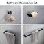 Ensemble de quincaillerie de salle de bain 5 pièces-79730534