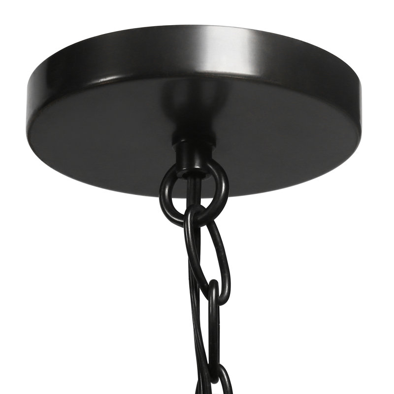 Luminaire suspendu conique à 1 lumière Canto, Bronze noirci