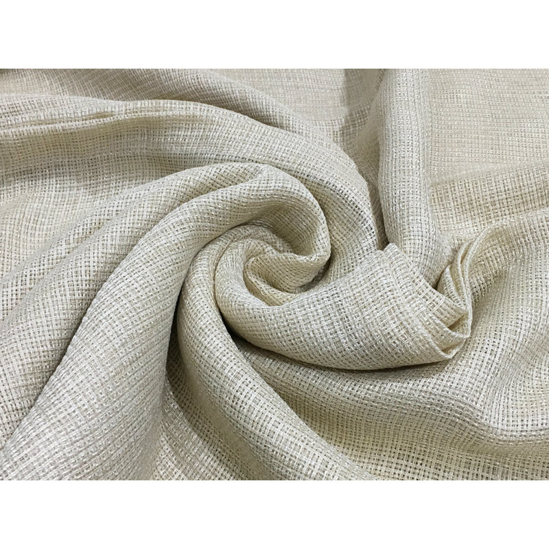 Hoyt Semi Sheer Curtain Pair, Taupe, 38" W x 96" L