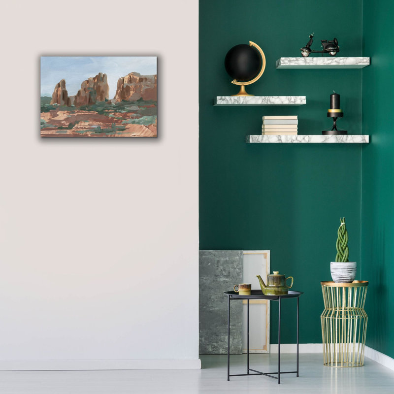 «Western Rock Formation 2» par Ethan Harper, art mural sur toile, H 18 po x l 26 po x P 0,75 po