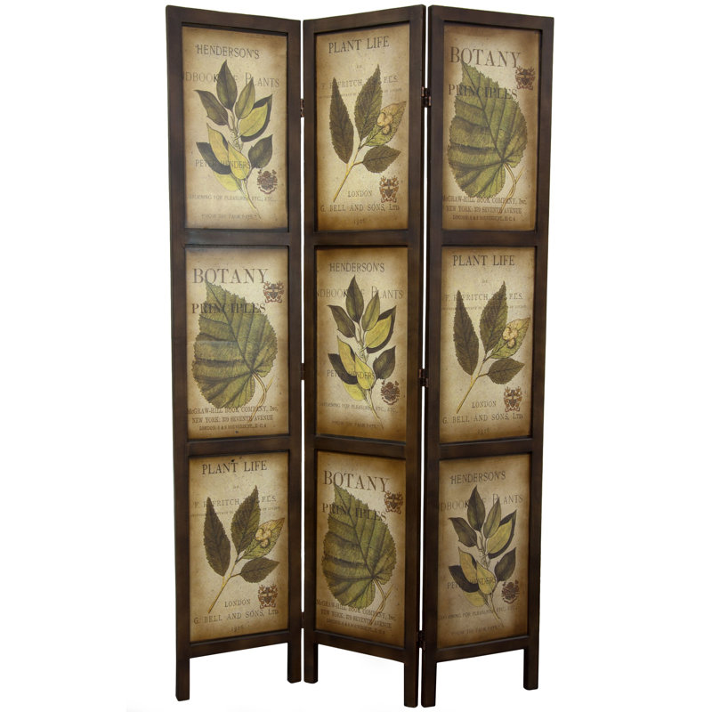 Cloison pliante 3 panneaux l 42 po x H 71 po Charleen