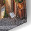  'Old Town Street In Mediterranean' by Rey Klimt Acrylic Glass Wall Art, 12" x 12"