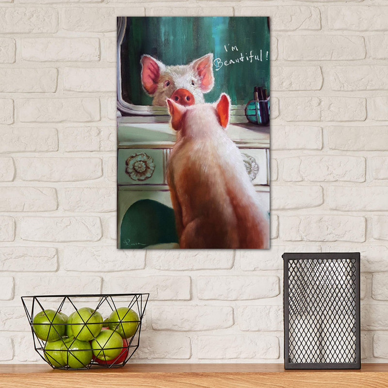 Affirmation 1 Piece Wrapped Canvas Painting, 30.48 cm H x 45.72 cm W