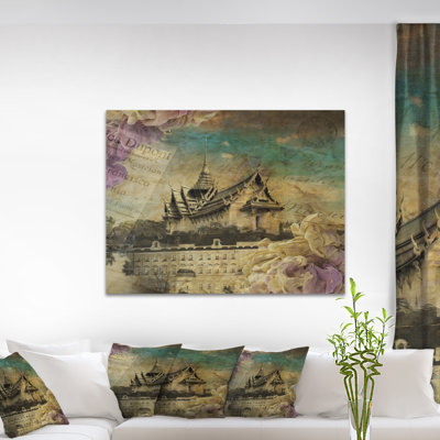 «Vintage Style Sky Castle Contemporary», impression