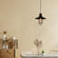 Dex 2 - Light Black Single Pendant