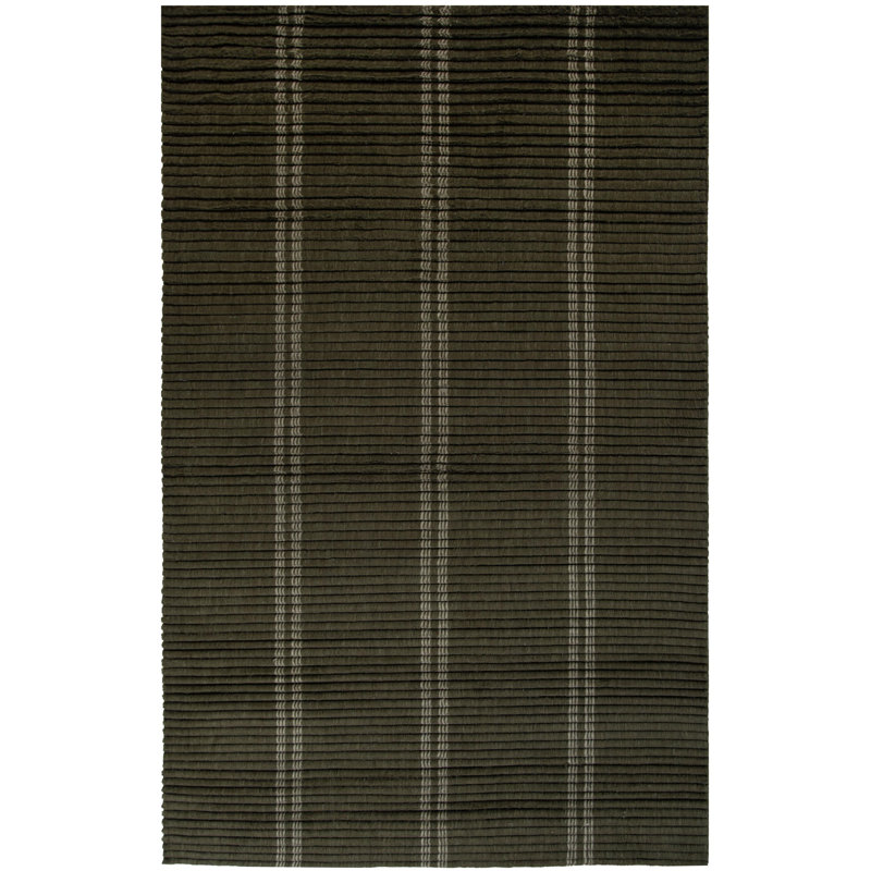 Tapis 100% laine tissé à la main, Rectangle 7 pi 9 po x 9 pi 9 po
