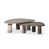 Marbre blanc antique / marbre brun Rocky