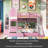Hatina Kids Castle Style Storage Bunk Bed with Slide and Stairs-987003182-987003168