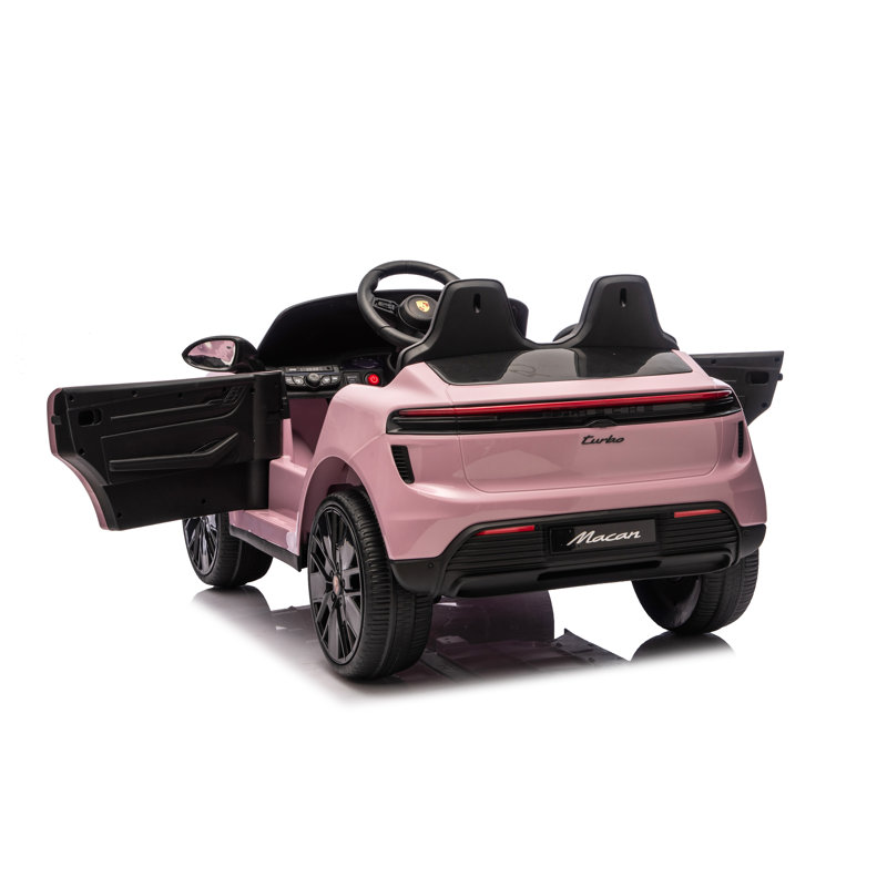 Voiture 24v de la collection Macan Turbo Ev Ride On, Rose
