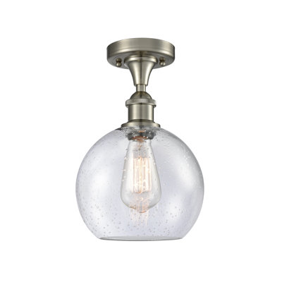 Plafonnier semi-encastré 1 lumière 8 po Cindi