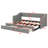 Space-Saving Upholstered Daybed with 2 Storage Drawers