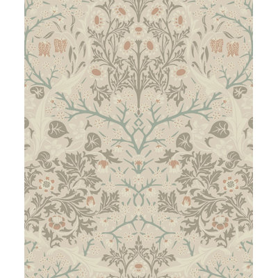 Rouleau de papier peint auto-adhésif L 18 pi x l 20,9 po Malmberg Victorian Garden