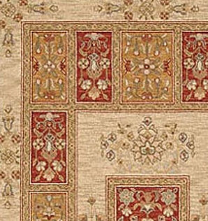 Branwen Wool Floral Indoor Rug, Rectangle 5'3" x 8'3"