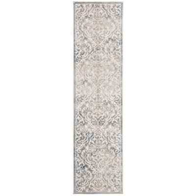 Asucena Light Gray/Blue Area Rug