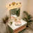 4-light Dimmable Vanity Light With Amber Vintage Floral Tulip Glass Shade-1621264807-1613618702