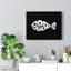 Jesus Fish - Wrapped Canvas Print-80550810