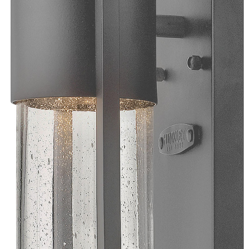 Shelter 1-Light Armed Sconce, Hematite, MED
