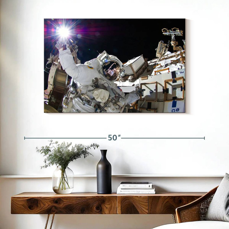 Oberle Sunita Williams Space Travel, 26" H x 39" W