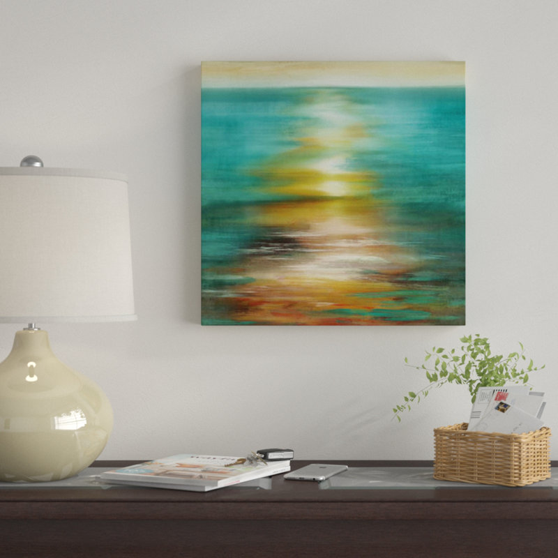 « under brilliance », reproduction sur toile, H 26 po x l 26 po x P 1,5 po, Toile tendue, Pas de tapis