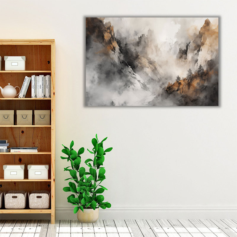 Earthy Peaks 2, 16" H x 24" W