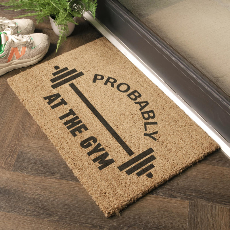 Bergin Non-Slip Outdoor Doormat, Rectangle 40 x 60 cm