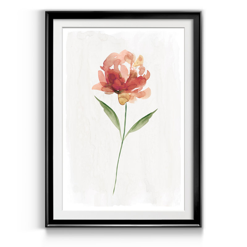 «Happy Bloom II», reproduction d'art sur papier encadré, Noir, H 18,5 po x l 24,5 po x P 1,5 po