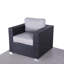 Chaise de patio entièrement assemblée avec coussins, canapé d'extérieur-966496031-966496030