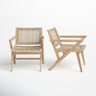 Firenze Acacia Outdoor Lounge Chairs